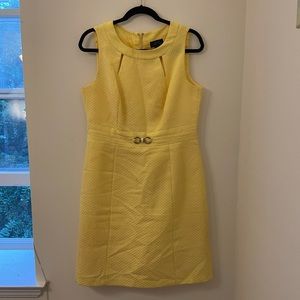 Yellow Dress - Tahari Arthur S Levine
